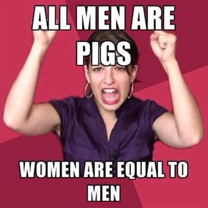 So if men are pigs what does that make women?