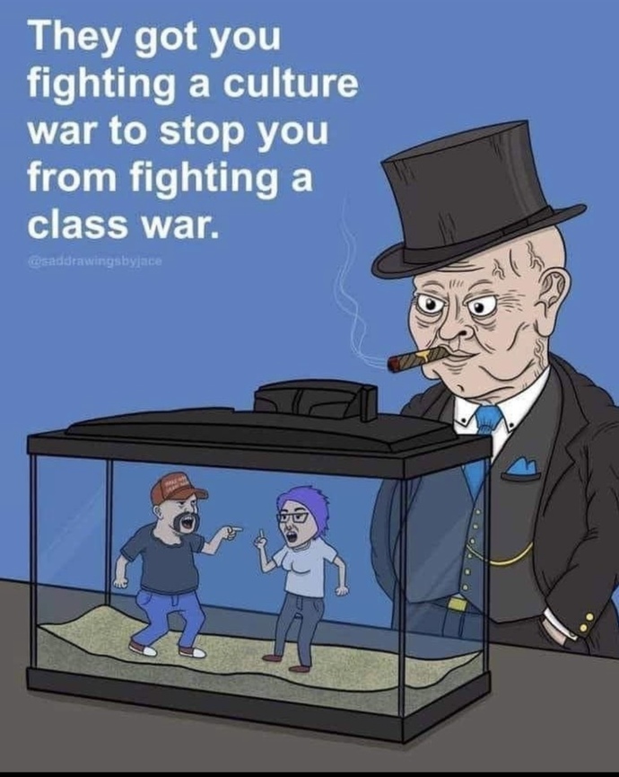 What do you think about this picture about society?