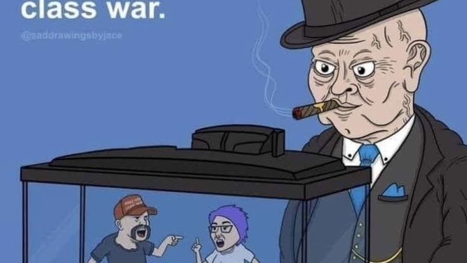 What do you think about this picture about society?