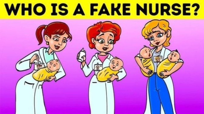 Which one is the fake nurse?