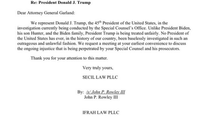 If you were an attorney, what would you do with this letter and how would you handle this?