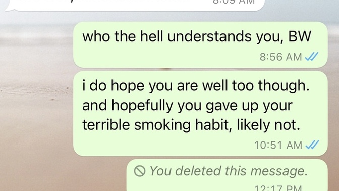 What’s your take on these messages between these ex lovers?