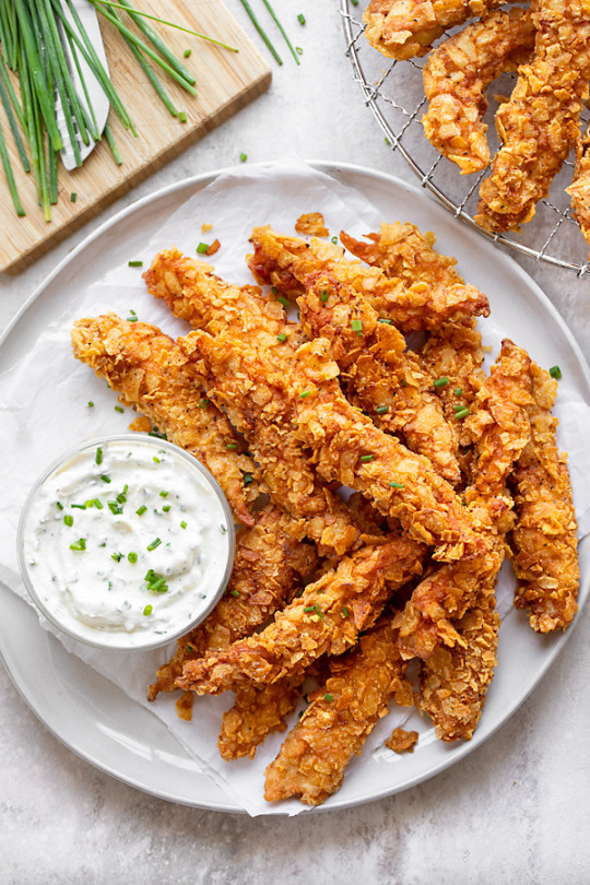 Potato chip chicken strips