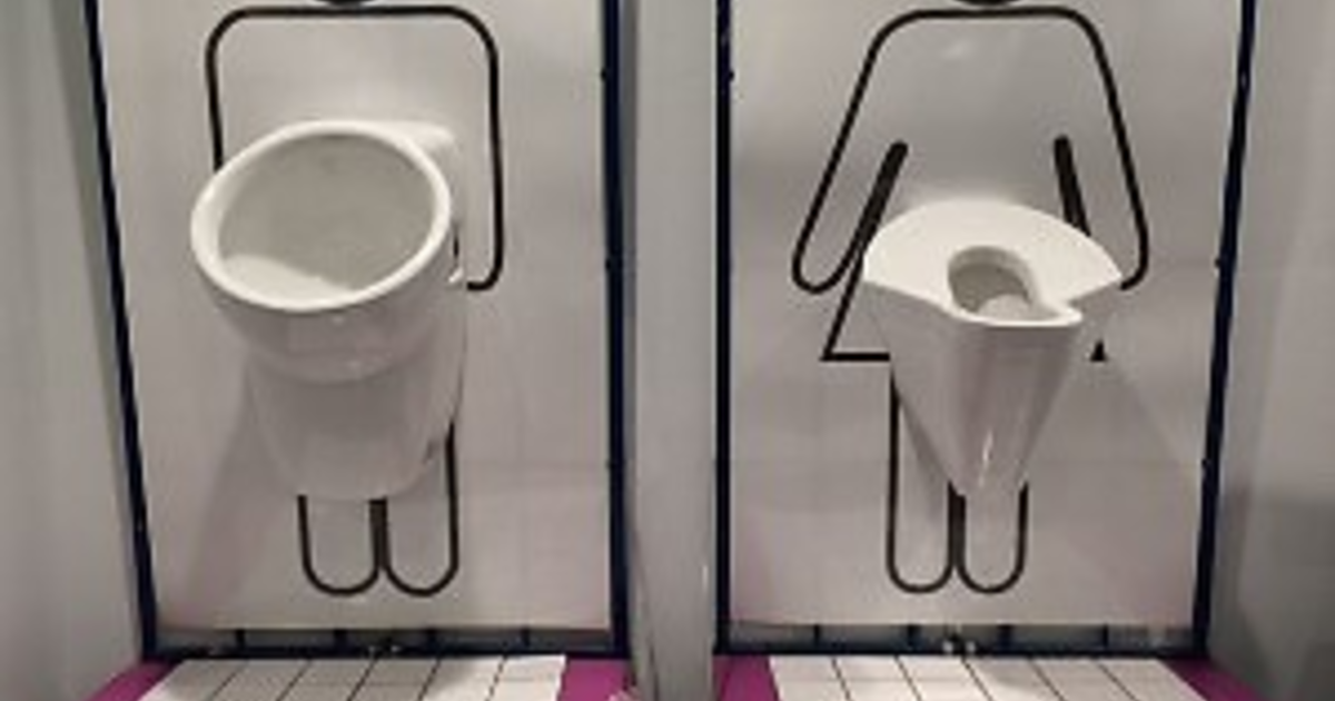 Guy Math Urinal Why do guys need a bigger holed urinal? - GirlsAskGuys
