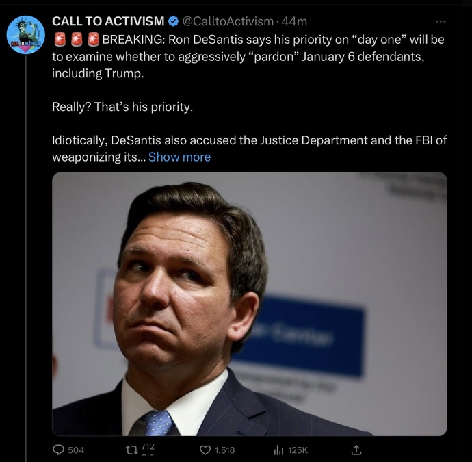 Do you support pardoning the Jan 6 convicts?