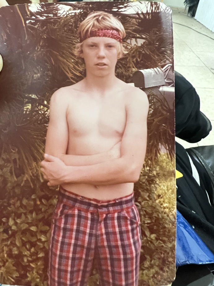 Do you dare show a picture of you in your younger days?