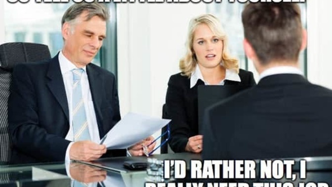 What’s the funniest thing that happened on a job interview?