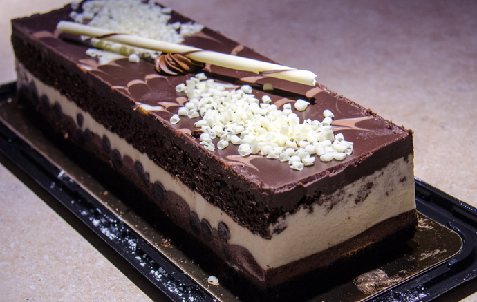 Tuxedo Chocolate Mousse Cake