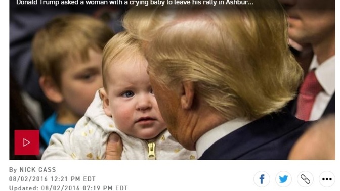 Who handled the baby situation better?