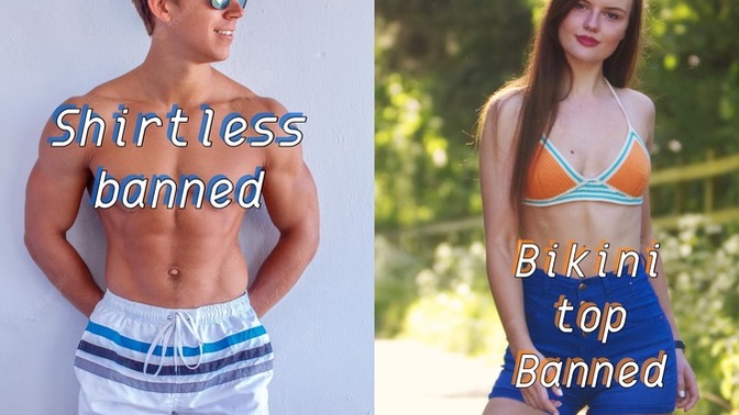 What do you think on the ban on beachwear in non beach areas in many parts of Europe?