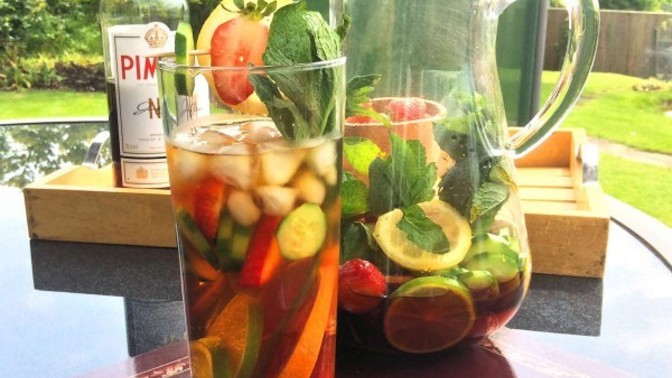 Is Pimms just a way of getting people to eat their 5 a day?