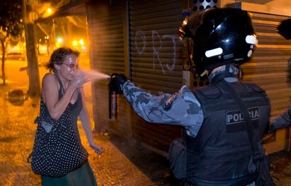 Would you rather get tazed or pepper sprayed?