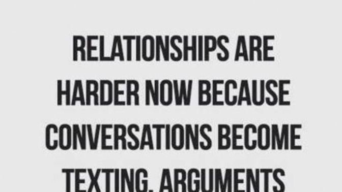 Do women (especially young ones) know what a relationship is nowadays?