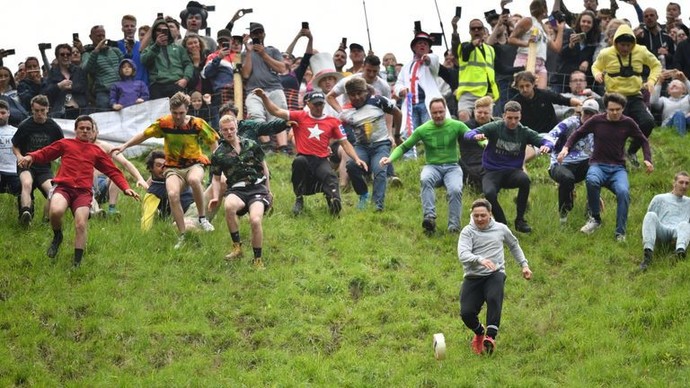 Would you chase a cheese down a hill?