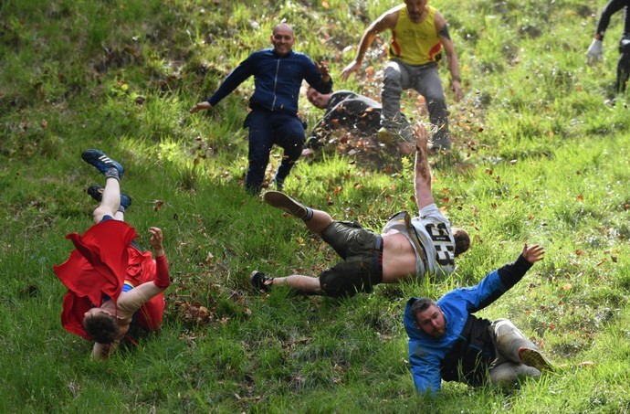 Would you chase a cheese down a hill?