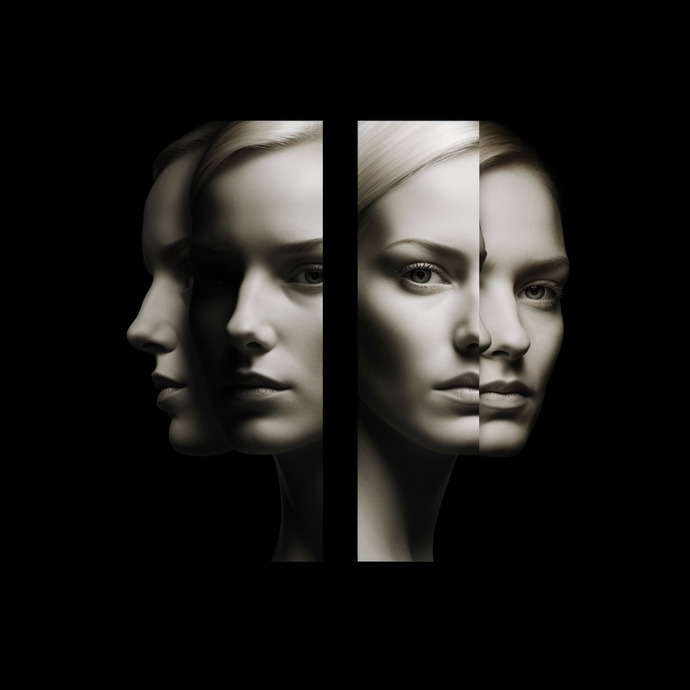 Faces in diffrent places