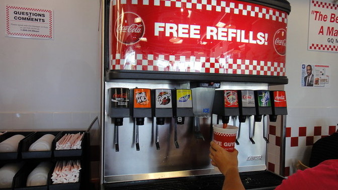 Free refills. Isn't that the very epitome of entitlement?