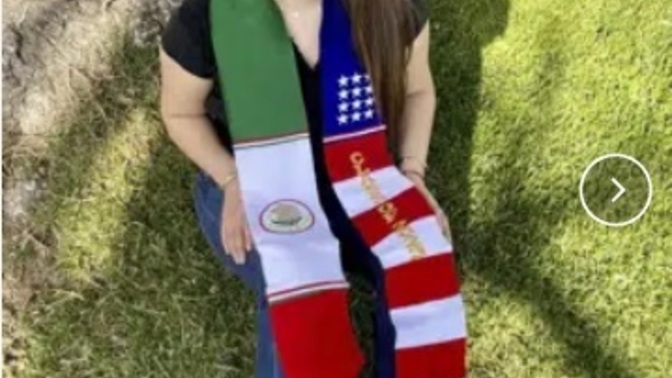 In the GREAT RED STATE of Colorado - why is there such an uproar of a MEXICAN student wearing part of her heritage on her gown for graduation?