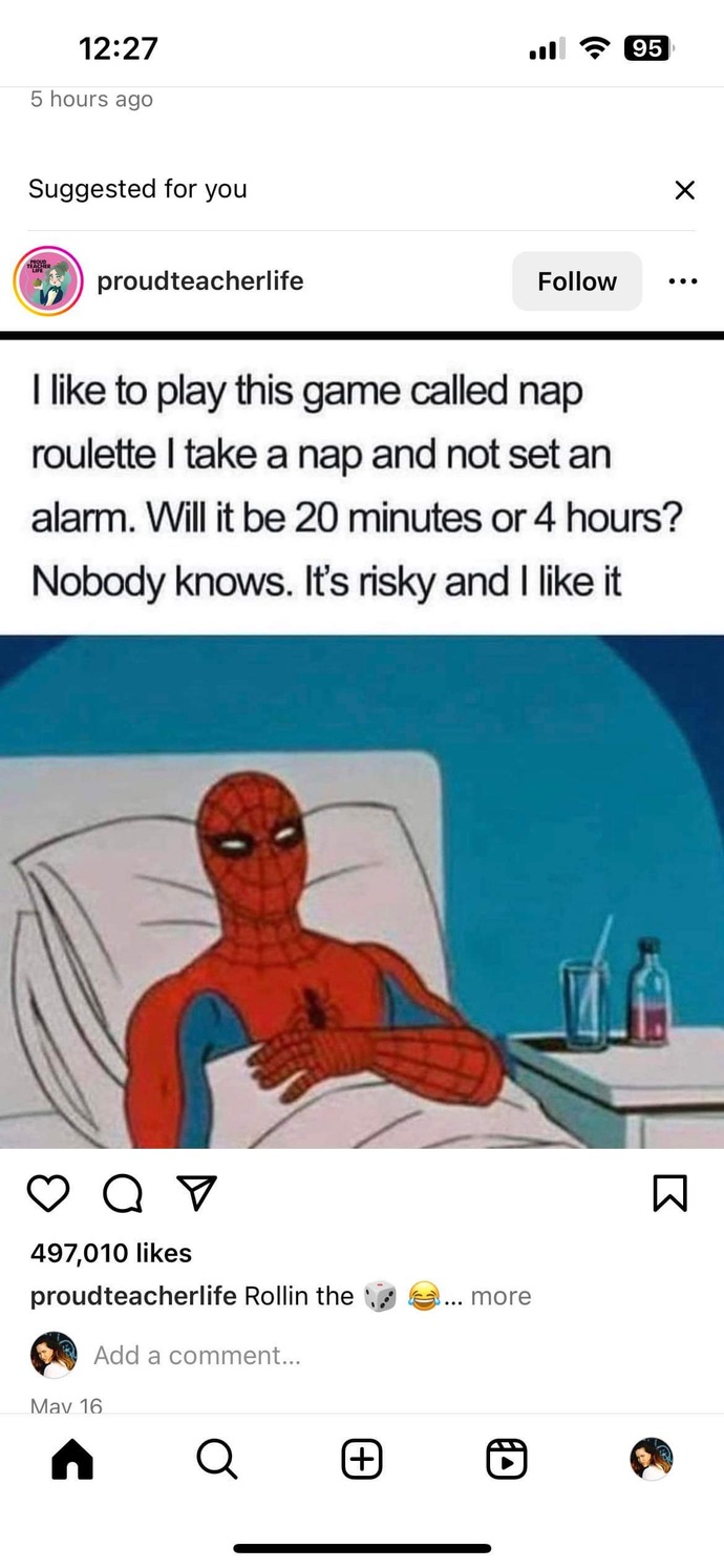 As spider man explains