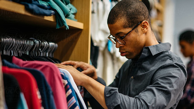 When buying clothing, do you buy a full outfit or a specific clothing item?