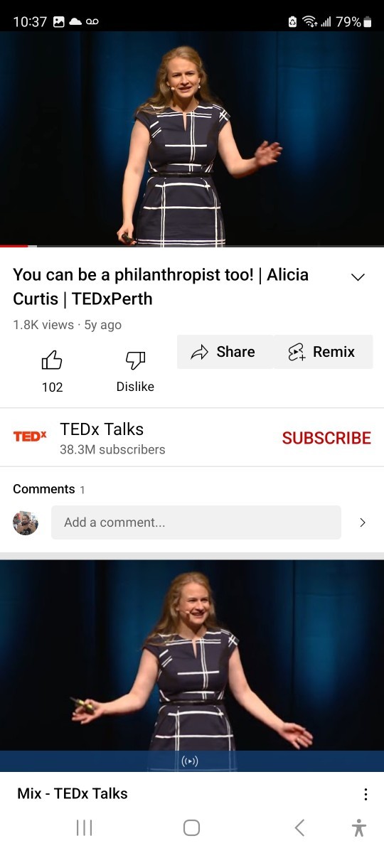 Are there any Ted talk videos on philanthropy or kindness or the benefits of love?