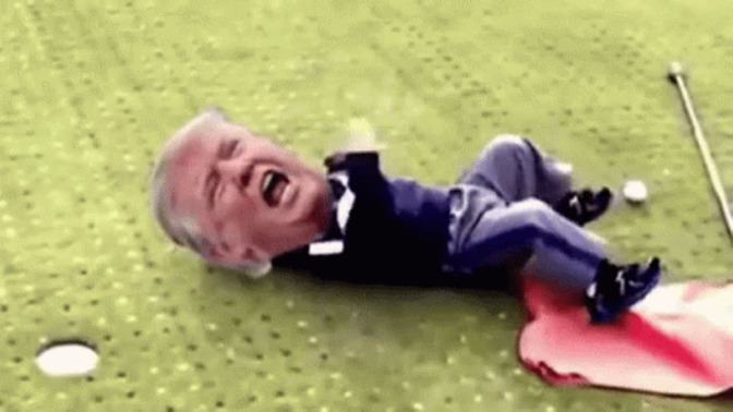 Can you ignore an adult baby from throwing tantrum or you ignore it and it will go away on its own - or do you keep giving it oxygen?