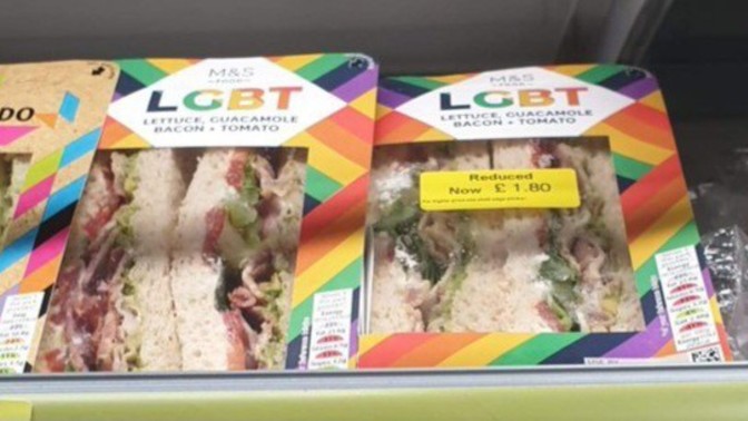 Would you like a LGBT sandwich?