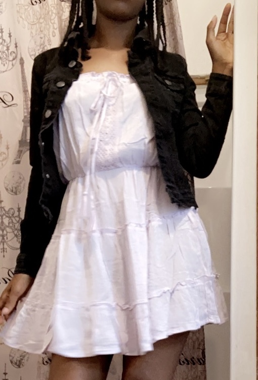 Which dress (outfit) is more attractive?