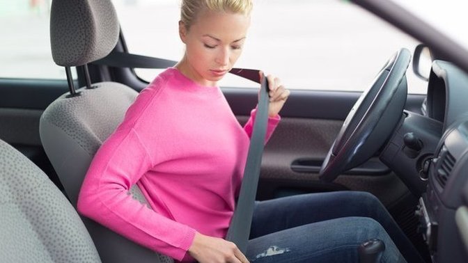 How many women drive like this?