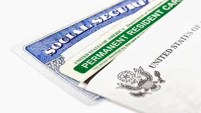 What does the probability of getting a Green Card depend on?