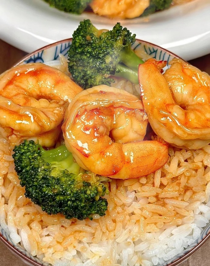 broccoli & shrimp