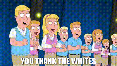 White History month as a fair way of acknowledging White Culture & contributions to civilisation as a thank you from POC. Agree?
