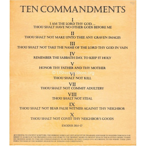 What of the ten commandments you break regularly? And what was the results? Or try not to break and results?