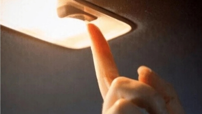 Why are parents so fixated on the lamp being turned off in the car?
