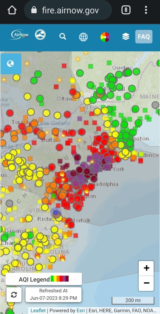 Should I not take long walks while there are forest fires in the area?