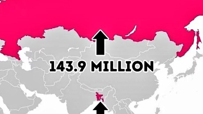 How do so many people fit into a country as small as Bangladesh?
