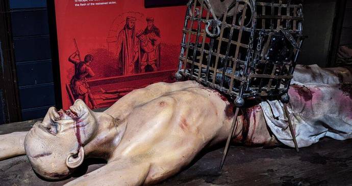 Which of the following medieval torture devices would you say is the most painful way to die?