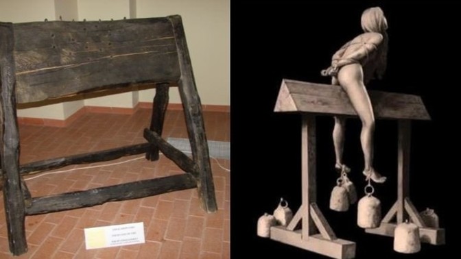 Which of the following medieval torture devices would you say is the most painful way to die?
