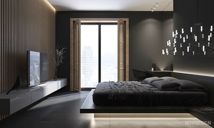 Is black a good color for bedroom?