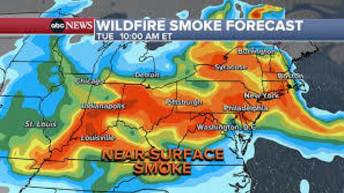 Has your State Experienced Any of The Wildfire Red Weather Alerts from Canada's "Armageddon"?