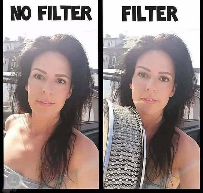 Do you use a filter on your pictures on Social Media, or do you let it all hang out?