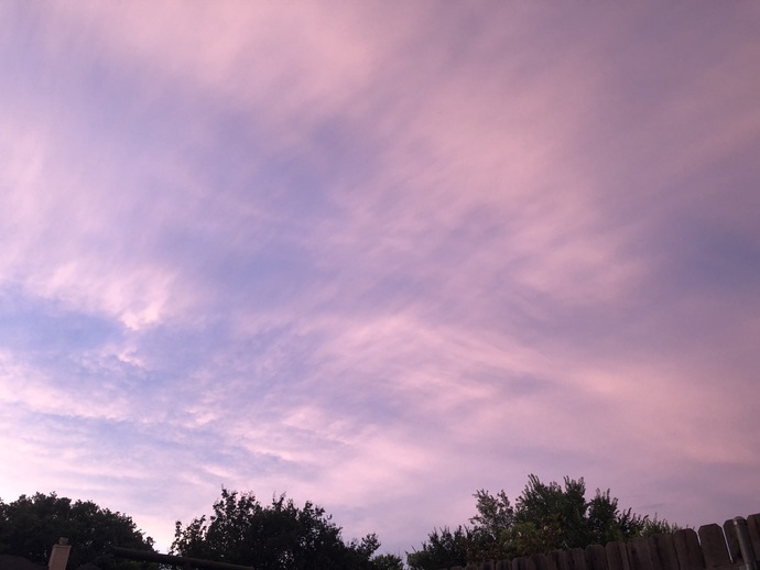 What does your sunset look like?