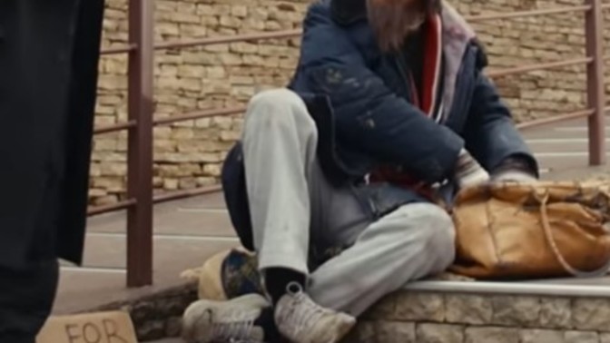 What would you have done if a homeless person is being ill-treated by others?