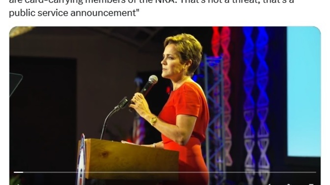 Is Kari Lane calling for a Civil War on behalf of the Presidential Nominee Donald Trump?