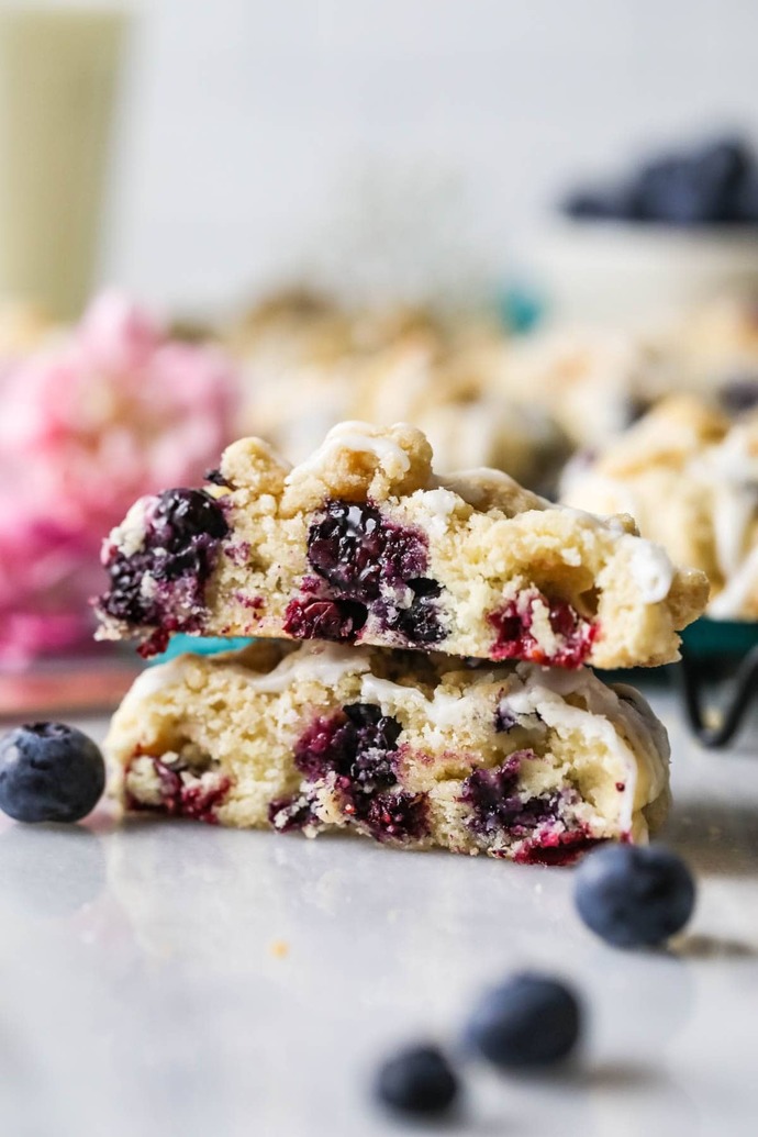 Blueberry Muffin Cookies
