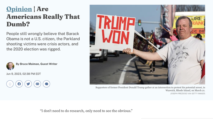 Why are Americans this dumb?