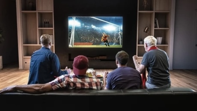 Do you still watch TV in your house like this? Picture included?