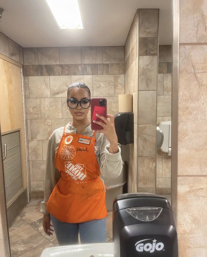 Do you think this BLACK GIRL is too pretty to work a 9-5?
