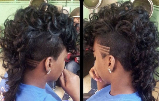 Really. Is the Mohawk fashion trend making a comeback to your city or neighborhood?