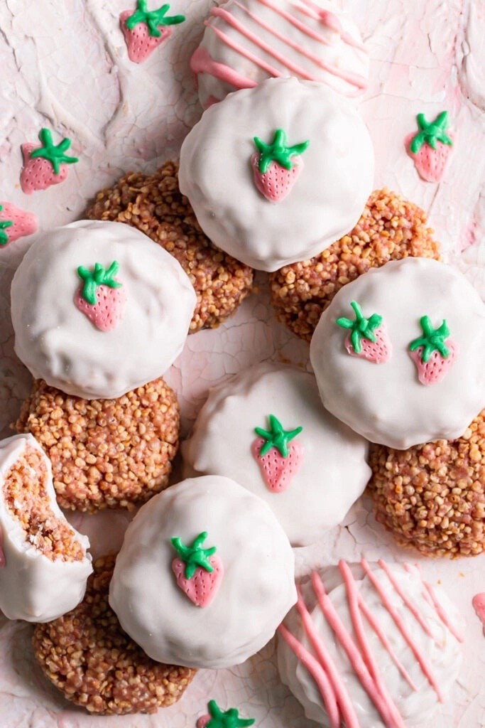 c. Strawberries and Cream Quinoa Cookies